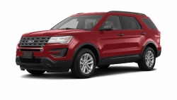 Ворсовые коврики в салон  Ford Explorer V (U502) 5 мест (2015 - 2018) Рестайлинг